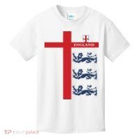 England Soccer Three Lions Flag Kids T-Shirt thumb 0
