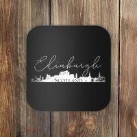 Edinburgh Scotland Tourist Graphic Skyline City Gift Coaster thumb 0