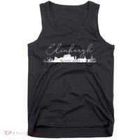 Edinburgh Scotland Tourist Graphic Skyline City Gift Tank Top thumb 0