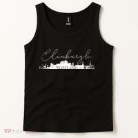Edinburgh Scotland Tourist Graphic Skyline City Gift Tank Top thumb 2