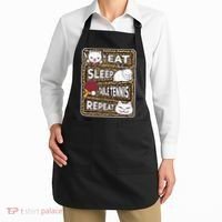 Eat Sleep Table Tennis Repeat Ping Pong Lover Outfit Apron thumb 2