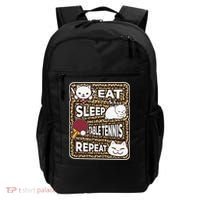Eat Sleep Table Tennis Repeat Ping Pong Lover Outfit Backpack thumb 0