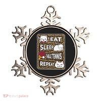 Eat Sleep Table Tennis Repeat Ping Pong Lover Outfit Ornament thumb 0