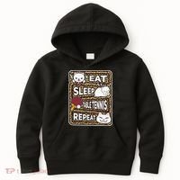 Eat Sleep Table Tennis Repeat Ping Pong Lover Outfit Kids Hoodie thumb 0