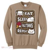Eat Sleep Table Tennis Repeat Ping Pong Lover Outfit Sweatshirt thumb 0