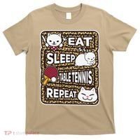 Eat Sleep Table Tennis Repeat Ping Pong Lover Outfit T-Shirt thumb 0