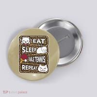 Eat Sleep Table Tennis Repeat Ping Pong Lover Outfit Button thumb 0