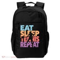 Eat Sleep Tennis Repeat Great Gift Tennis Gift Backpack thumb 0