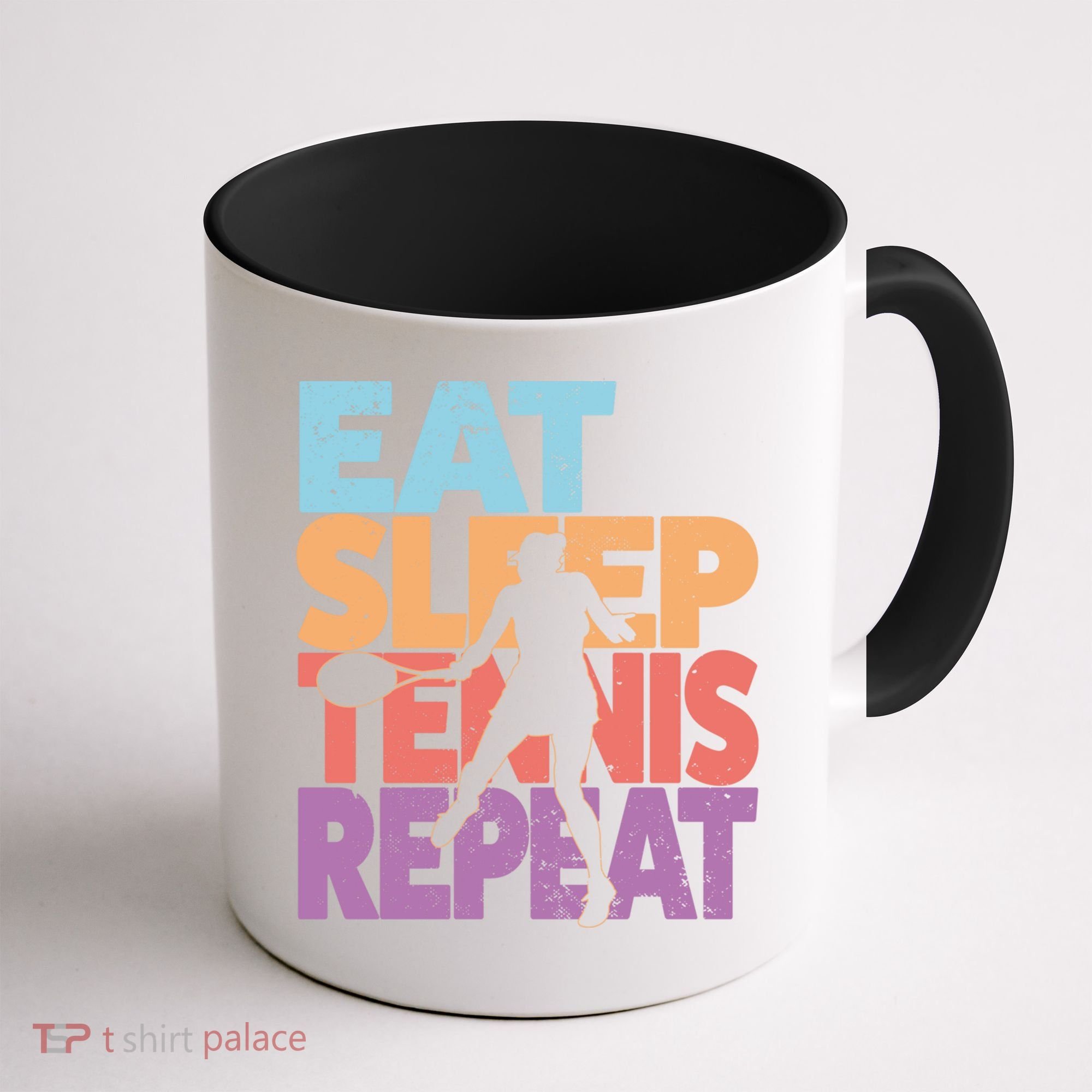 Eat Sleep Tennis Repeat Great Gift Tennis Gift Coffee Mug