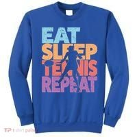 Eat Sleep Tennis Repeat Great Gift Tennis Gift Sweatshirt thumb 0