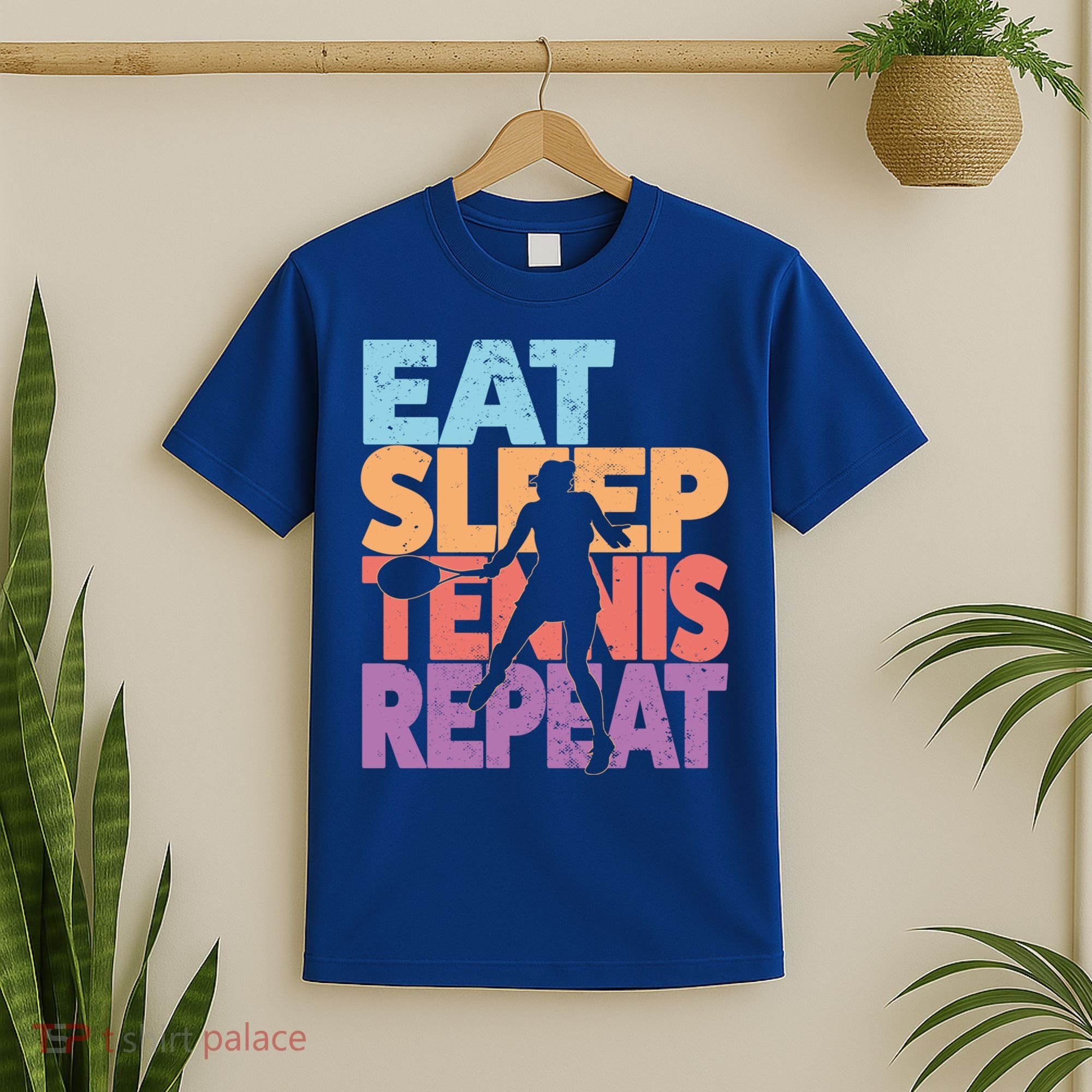 Eat Sleep Tennis Repeat Great Gift Tennis Gift T-Shirt