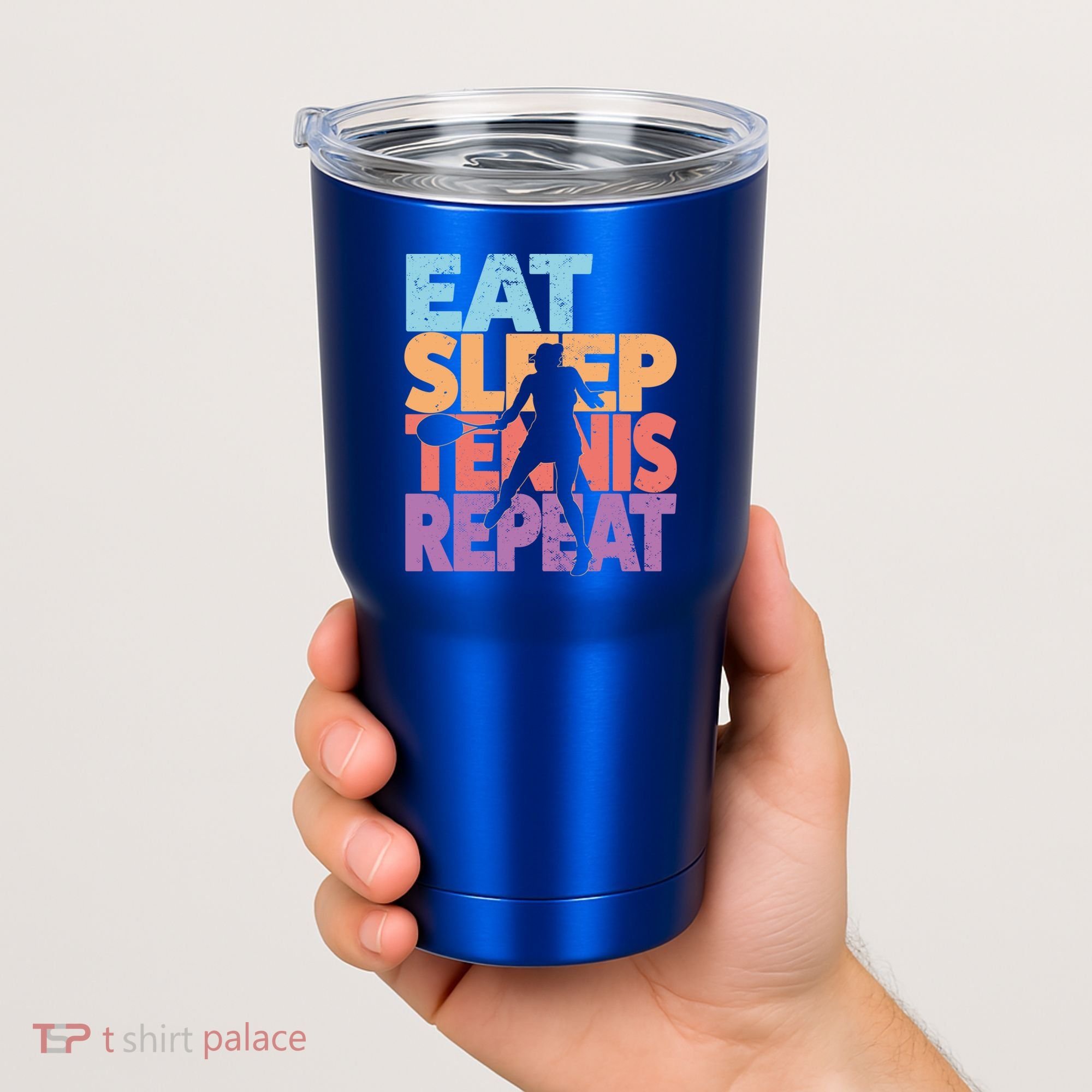 Eat Sleep Tennis Repeat Great Gift Tennis Gift Tumbler