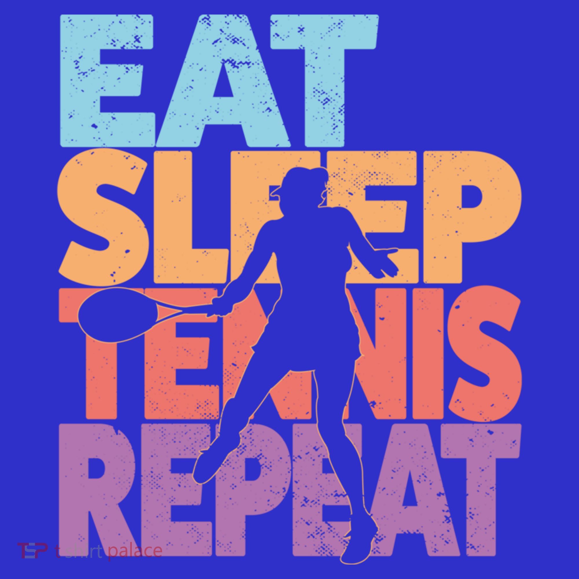 Eat Sleep Tennis Repeat Great Gift Tennis Gift Women's Tank Top