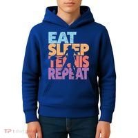 Eat Sleep Tennis Repeat Great Gift Tennis Gift Kids Hoodie thumb 4
