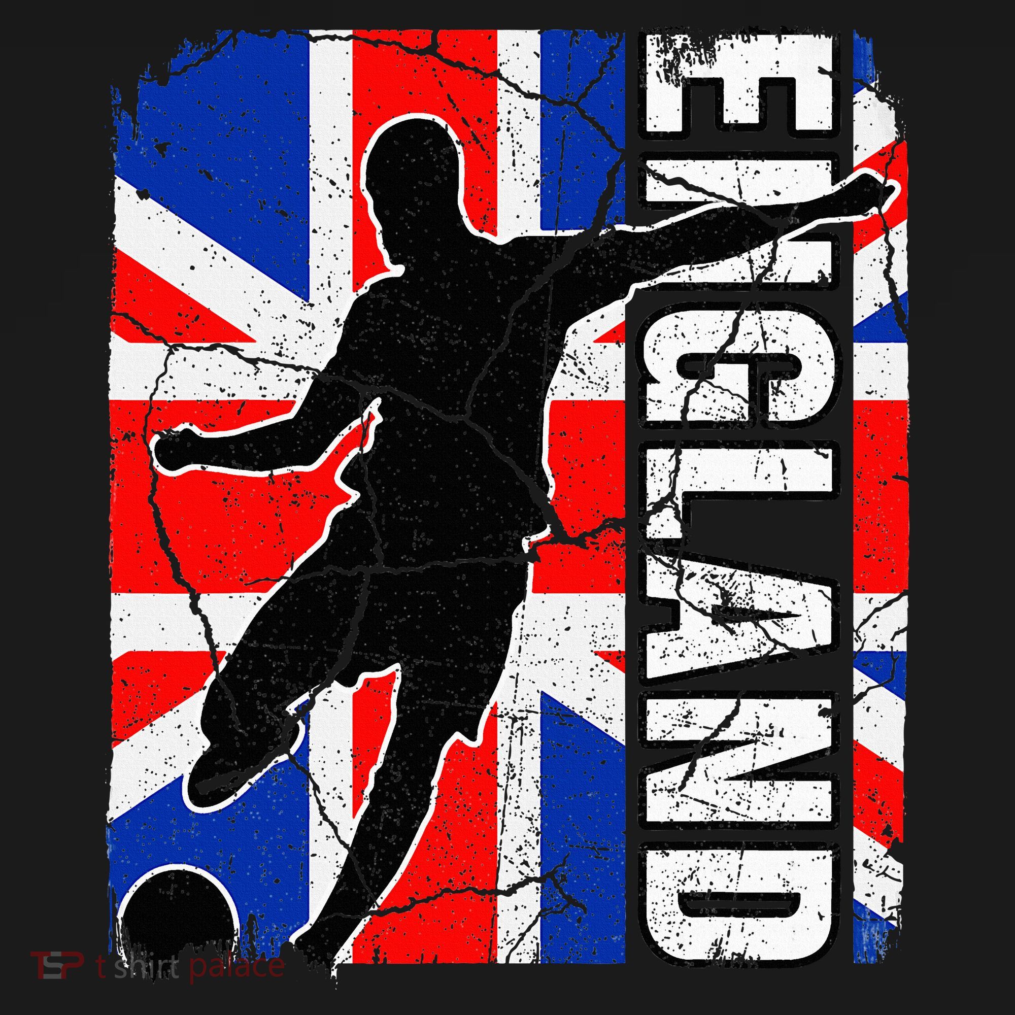 England Soccer Team British Flag Jersey Football Fans Women's Hoodie