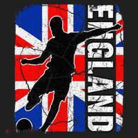 England Soccer Team British Flag Jersey Football Fans Golf Towel thumb 3