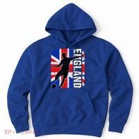 England Soccer Team British Flag Jersey Football Fans Hoodie thumb 0