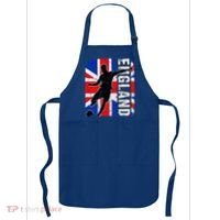 England Soccer Team British Flag Jersey Football Fans Apron thumb 0