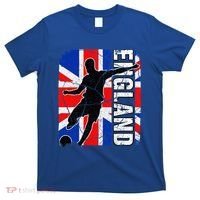 England Soccer Team British Flag Jersey Football Fans T-Shirt thumb 0