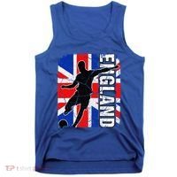 England Soccer Team British Flag Jersey Football Fans Tank Top thumb 0