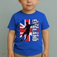 England Soccer Team British Flag Jersey Football Fans Toddler T-Shirt thumb 2