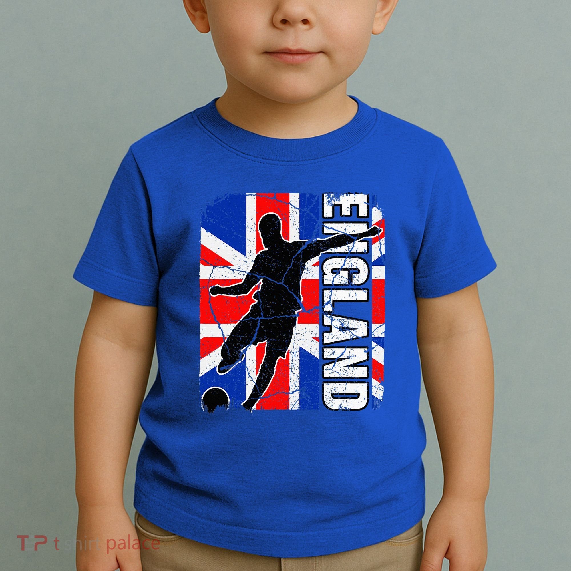 England Soccer Team British Flag Jersey Football Fans Toddler T-Shirt