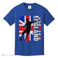 England Soccer Team British Flag Jersey Football Fans Kids T-Shirt thumb 0
