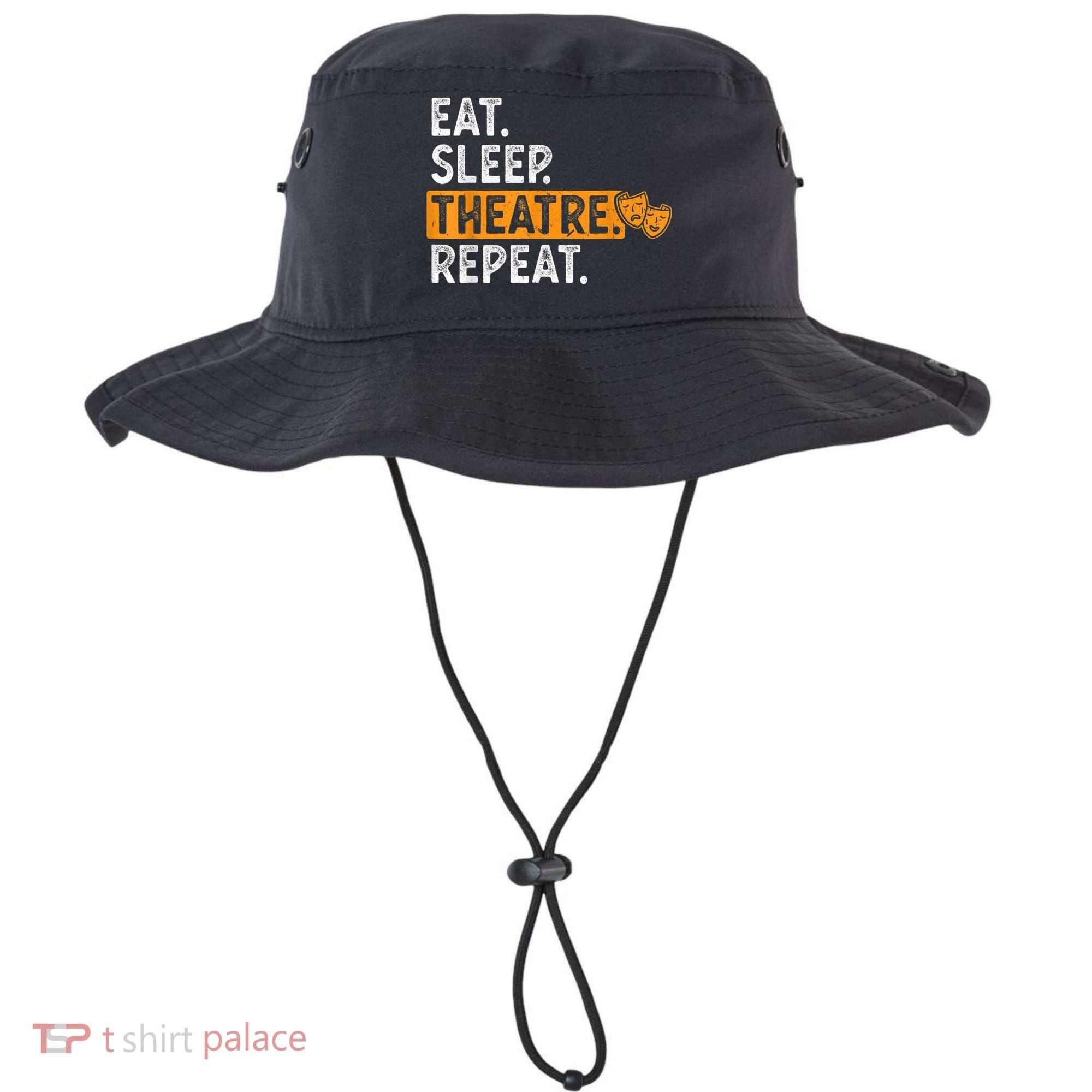 Eat Sleep Theatre Repeat Theater Bucket Hat