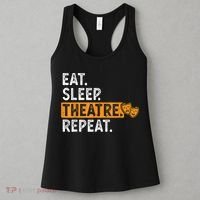 Eat Sleep Theatre Repeat Theater Women's Tank Top thumb 3