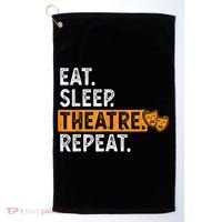 Eat Sleep Theatre Repeat Theater Golf Towel thumb 0