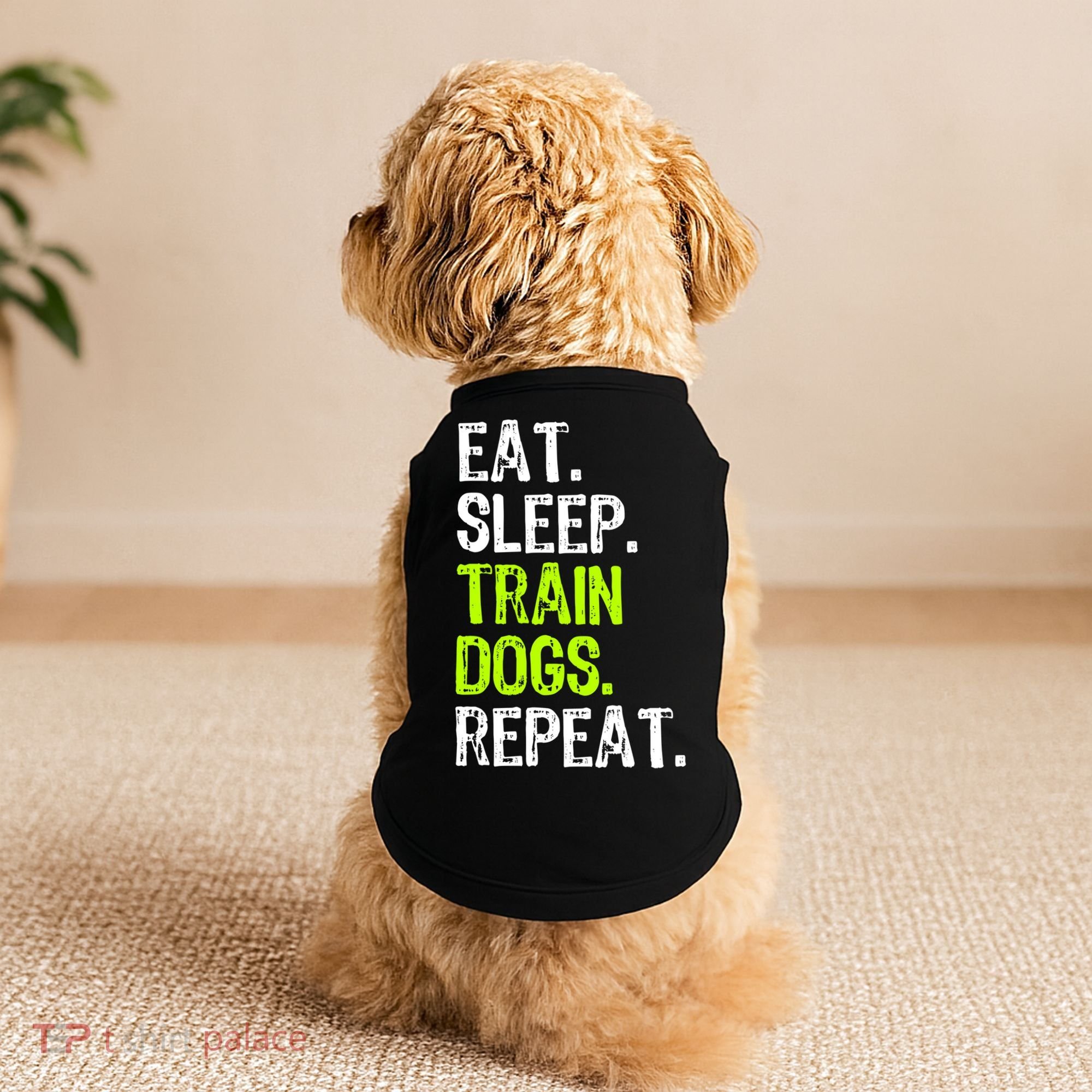 Eat Sleep Train Dogs Trainer Training Funny Meaningful Gift Doggie Tank