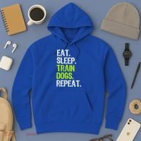 Eat Sleep Train Dogs Trainer Training Funny Meaningful Gift Hoodie thumb 3