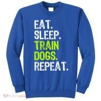 Eat Sleep Train Dogs Trainer Training Funny Meaningful Gift Sweatshirt thumb 0
