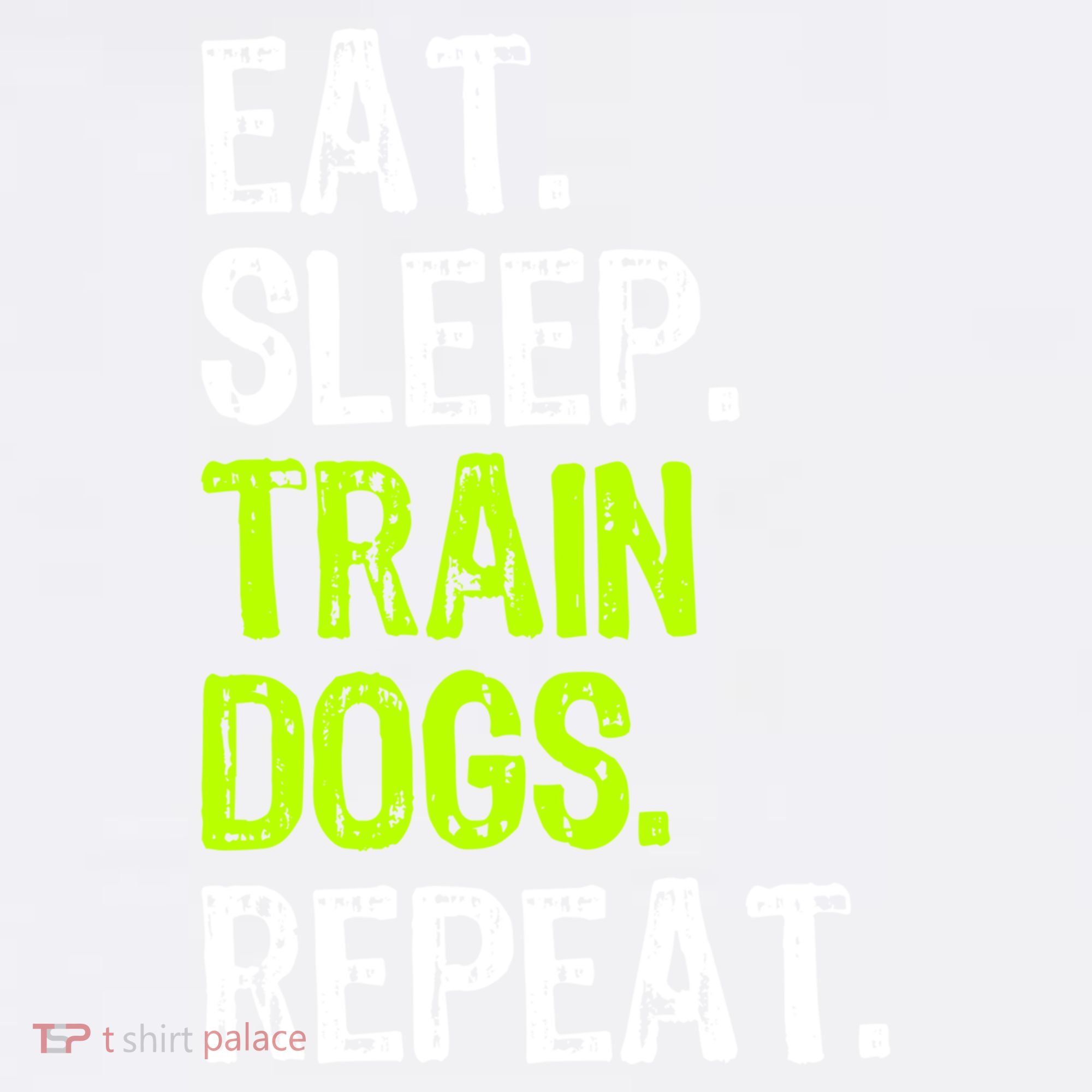 Eat Sleep Train Dogs Trainer Training Funny Meaningful Gift Comfort Colors Garment-Dyed Hooded Sweatshirt