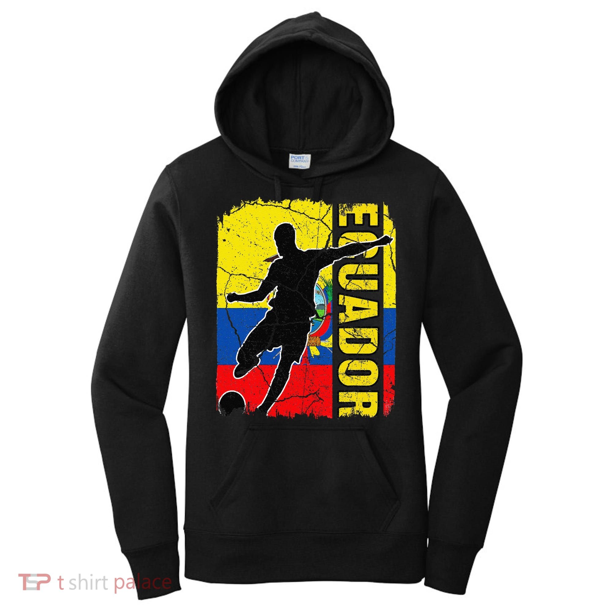 Ecuadorian Soccer Team Ecuador Flag Jersey Football Fans Women's Hoodie