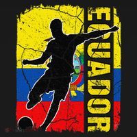 Ecuadorian Soccer Team Ecuador Flag Jersey Football Fans Women's Tank Top thumb 5