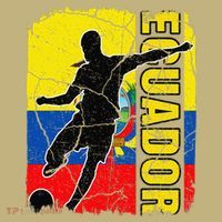 Ecuadorian Soccer Team Ecuador Flag Jersey Football Fans T-Shirt thumb 7