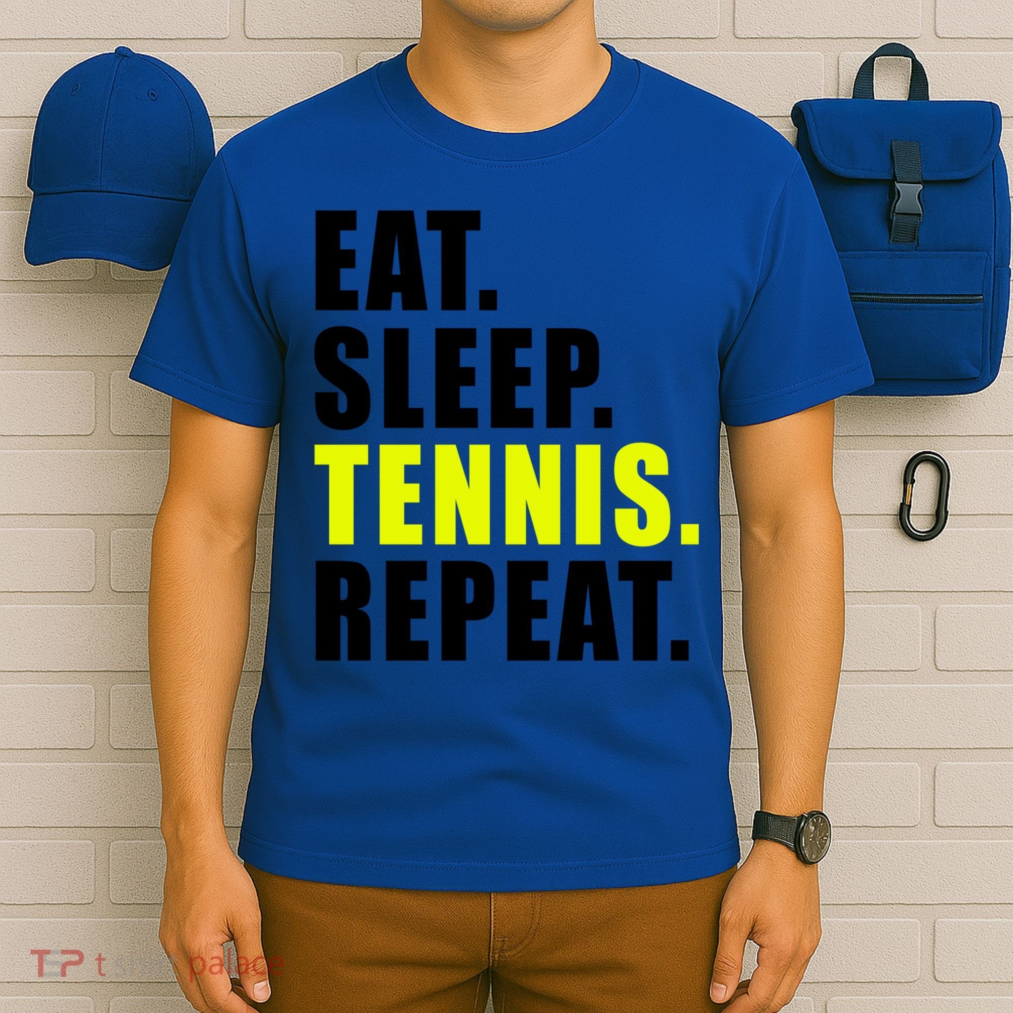 Eat Sleep Tennis Repeat Ball Sport Gift T-Shirt
