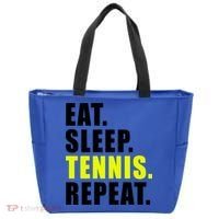 Eat Sleep Tennis Repeat Ball Sport Gift Tote Bag thumb 0