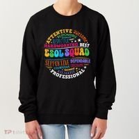 Esol Squad Teachers And Students Team Back To School Women's Sweatshirt thumb 0