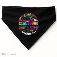Esol Squad Teachers And Students Team Back To School USA-Made Doggie Bandana thumb 0