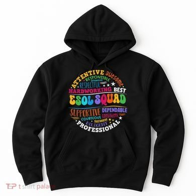 Esol Squad Teachers And Students Team Back To School Hoodie