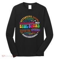 Esol Squad Teachers And Students Team Back To School Long Sleeve Shirt thumb 0