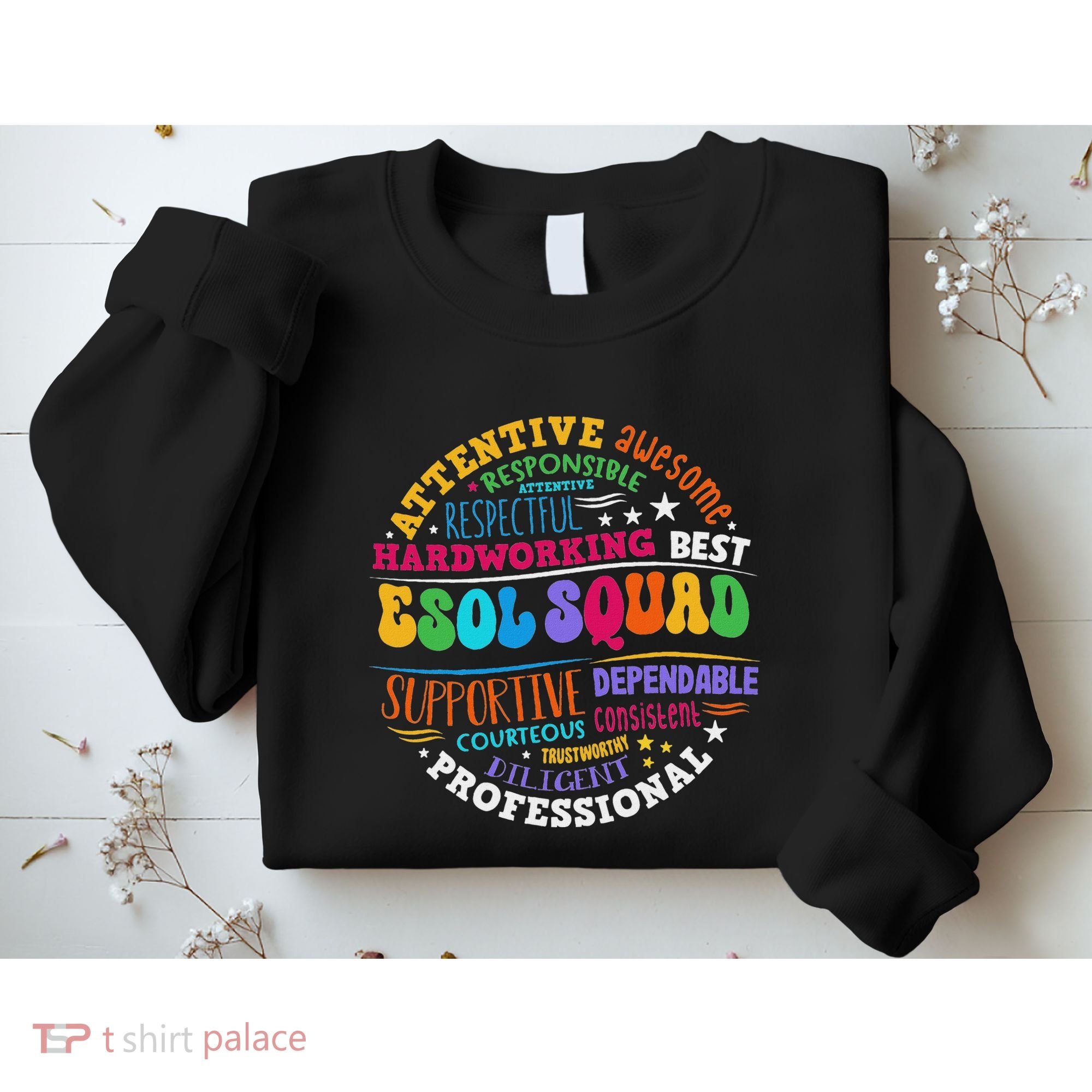 Esol Squad Teachers And Students Team Back To School Sweatshirt