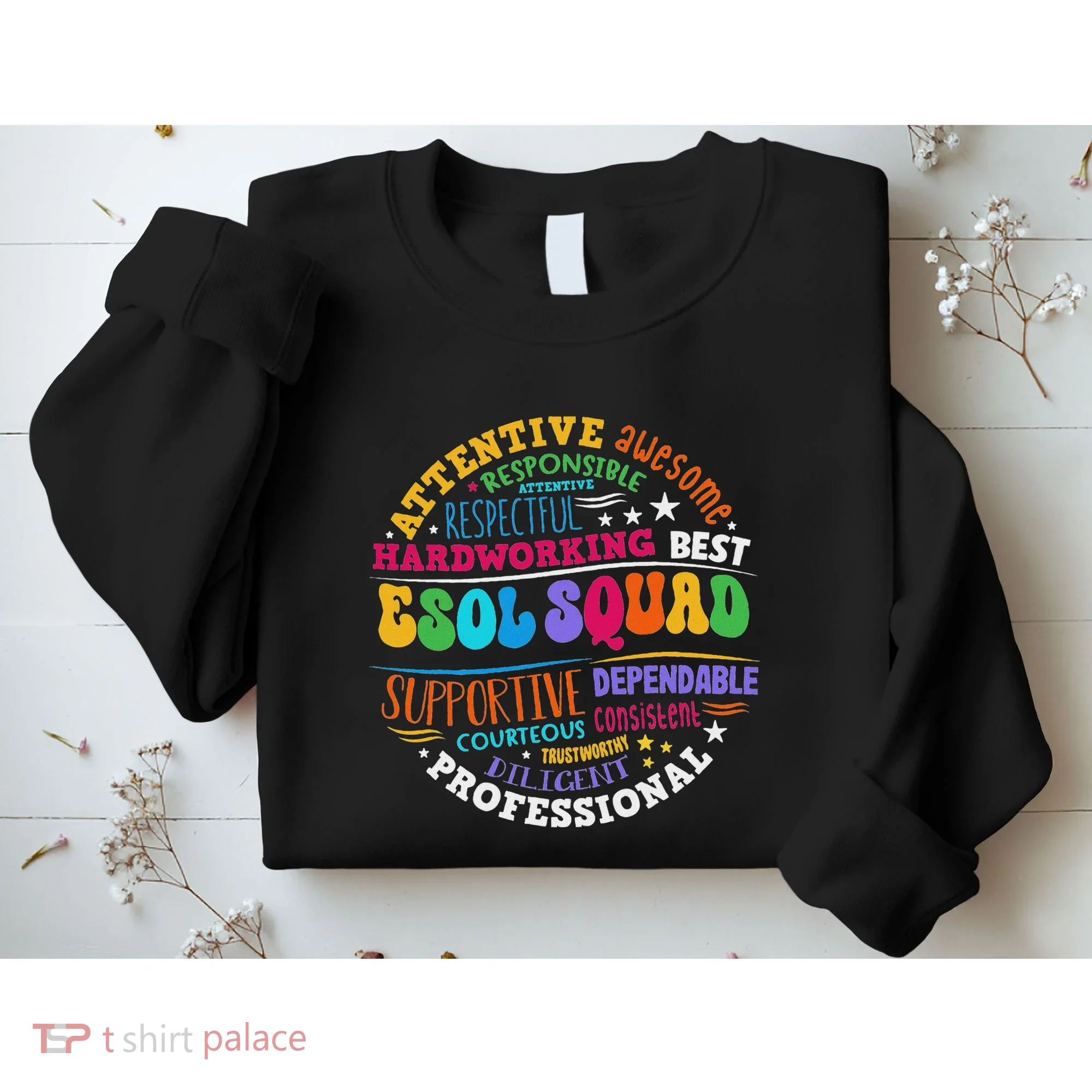Esol Squad Teachers And Students Team Back To School Sweatshirt