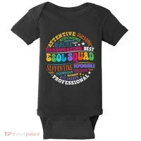 Esol Squad Teachers And Students Team Back To School Baby Bodysuit thumb 0