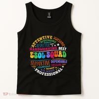 Esol Squad Teachers And Students Team Back To School Tank Top thumb 2