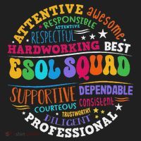 Esol Squad Teachers And Students Team Back To School Golf Towel thumb 3
