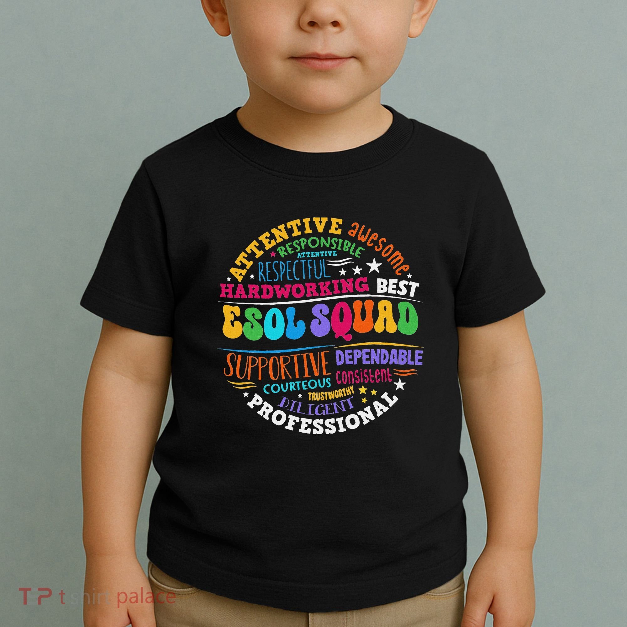 Esol Squad Teachers And Students Team Back To School Toddler T-Shirt