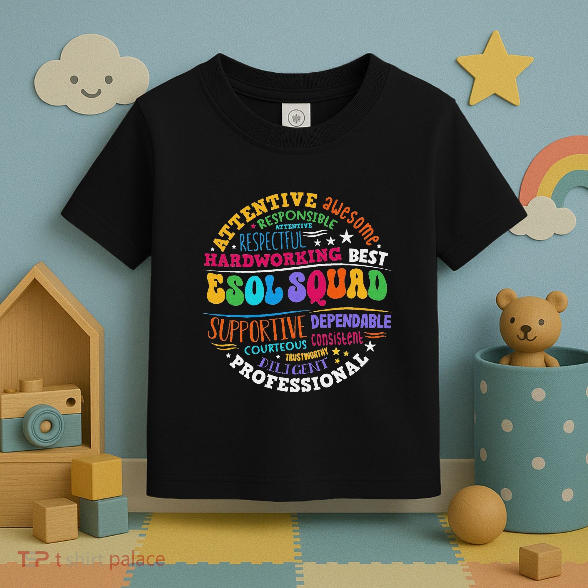 Esol Squad Teachers And Students Team Back To School Toddler T-Shirt